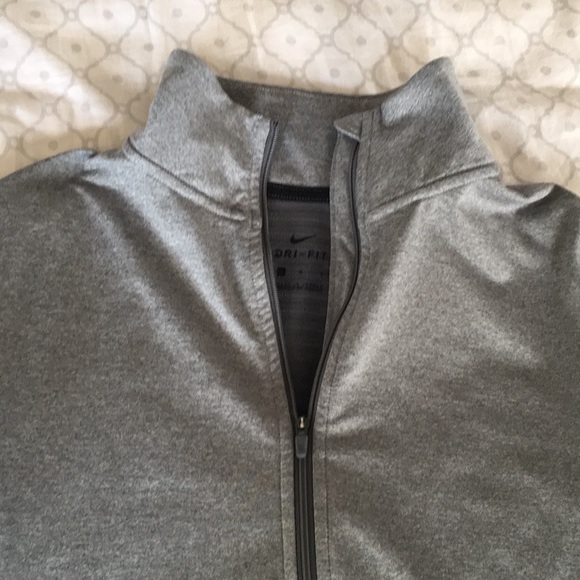 Gray Nike Half Zip - Picture 1 of 4